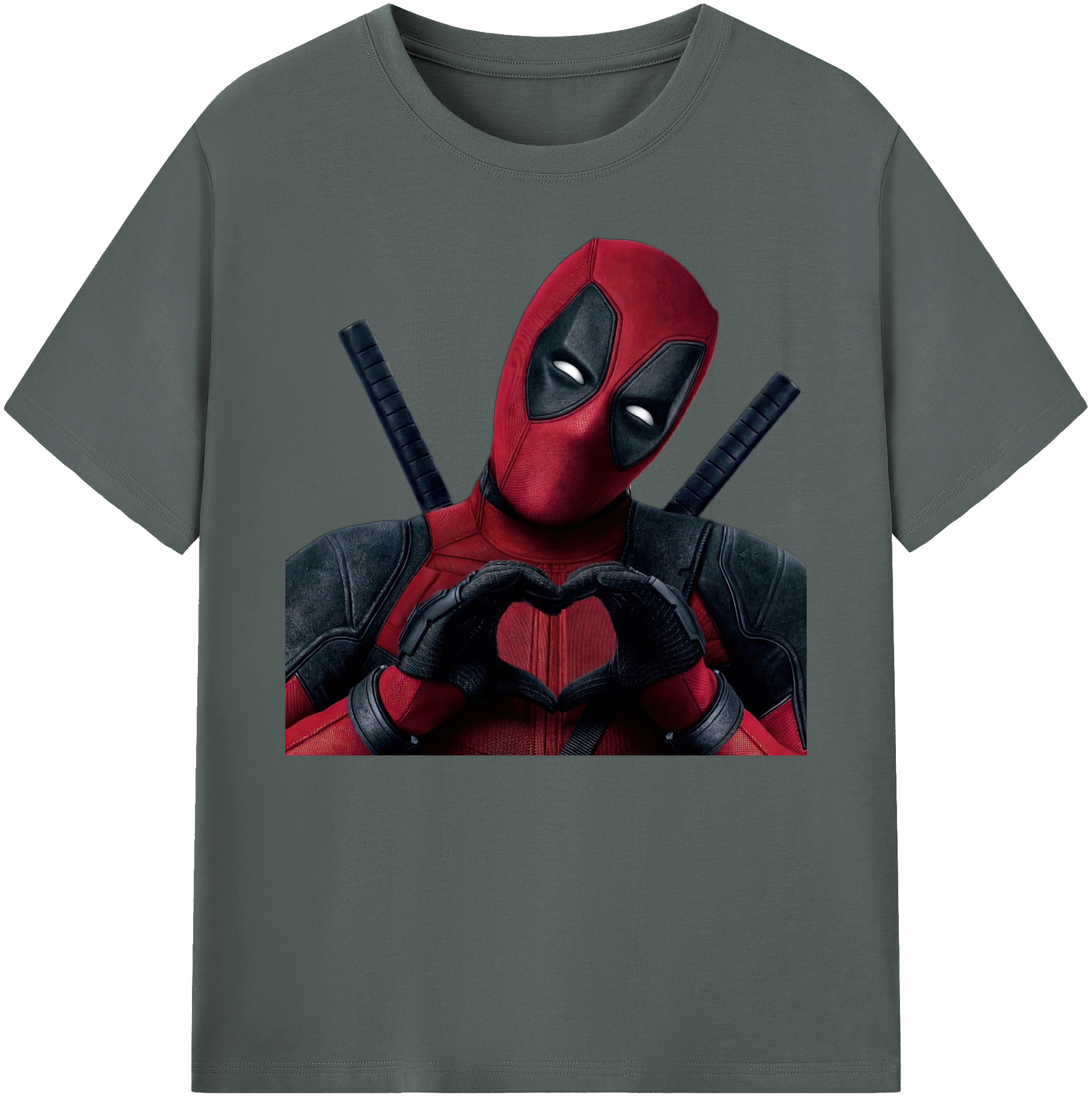 （画像用） Deadpool デッドプール 綿100％ メンズ半袖Tシャツ｜肌触りやわらか＆通気性